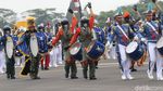 Atraksi Kesenian dan Bela Diri di Upacara HUT ke-72 TNI AU