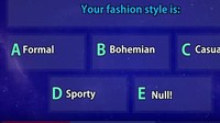 Formal = 50 poin, Bohemian (boho) = 20 poin, Kasual = 40 poin, Sporty = 30 poin, Apa saja deh = 10 poin. (Foto: Youtube/Mister Test)