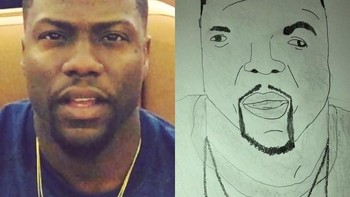 Kevin Hart menjadi salah satu korban dari keterampilan selebgram ini. Foto: instagram.com/tw1tterpicasso