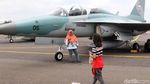 Suasana Upacara HUT ke-72 TNI AU di Lanud Halim