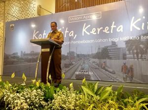 Anies Ingin Warga Terdampak Proyek MRT Dibuatkan Prasasti