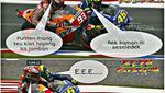 Meme-meme Lucu Rossi vs Marquez