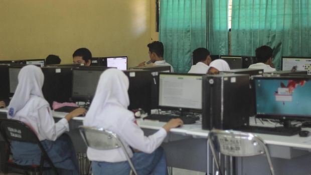 UNBK Hari Pertama di Surabaya, Siswa: Tegang dan Takut Salah Jawaban