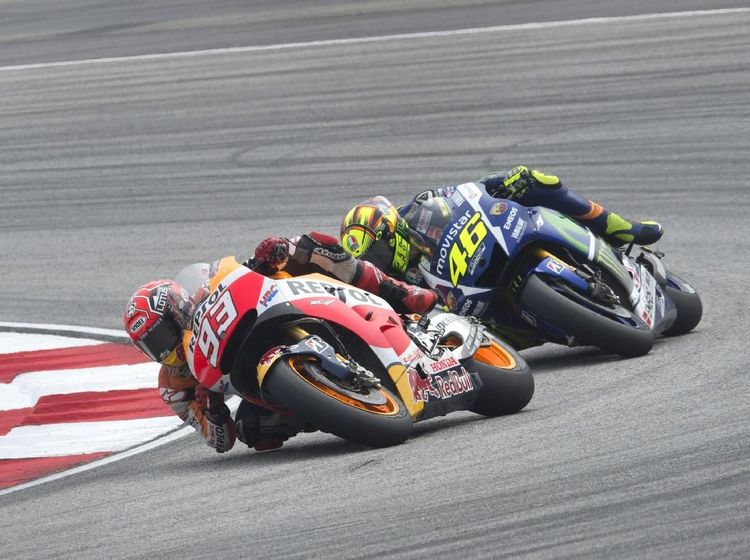 Duel-Duel Panas Marquez dan Rossi