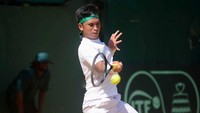 Christopher Rungkat berhasil mengalahkan Harshana Godamanna dengan skor akhir 6-4 4-6 7-6(7).