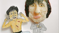Begini jadinya kalau karikatur aktor laga kawakan asal Hong Kong yang wajahnya terbuat dari nasi kepal. Mirip, ya! Foto: Instagram @horiharu1213