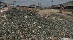 Limbah Kerang Hijau Menggunung di Cilincing