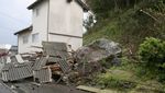 Penampakan Kerusakan Akibat Gempa 5,7 di Jepang