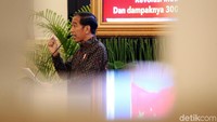 Dalam sambutannya, Jokowi menyampaikan bahwa Indonesia merupakan bangsa besar dengan segala kemajemukannya. Jokowi mengingatkan kepada siswa dan siswi SMA Taruna Nusantara untuk bersiap menghadapi perubahan global.
