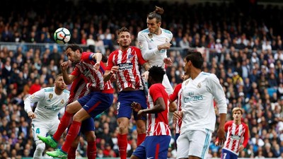 Foto: Madrid dan Atletico Sama Kuat di Bernabeu