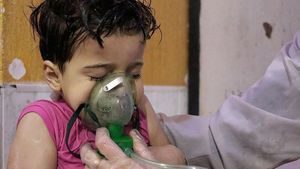 Potret Menyedihkan Anak-anak Korban Serangan Kimia di Suriah