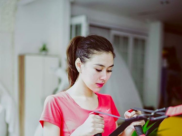 Foto: Mengintip Syahnaz yang Tetap Cantik Saat Pilates
