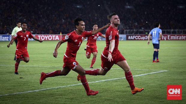 Marko Simic untuk sementara puncaki daftar top skor Piala AFC 2018.