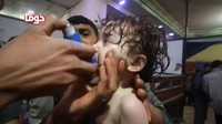 Presiden AS Donald Trump menyatakan keputusan mengenai respons AS terhadap serangan kimia di Douma, Suriah akan disusun dalam beberapa jam ke depan. Ini tentang kemanusiaan dan itu tak bisa dibiarkan terjadi, tegas Trump. Foto: Sky News
