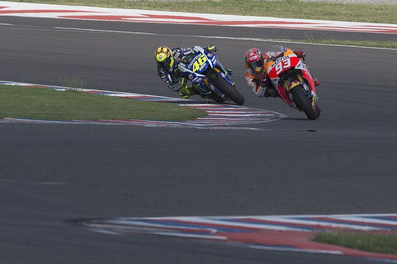 Rossi dan Marquez. Foto: Mirco Lazzari gp/Getty Images Rossi dan Marquez. Foto: Mirco Lazzari gp/Getty Images
