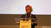 Kami telah mempelajari visi Afrika 2063. Kami sudah memonitor progres Perdagangan Bebas di Benua Afrika. Hal ini karena Indonesia ingin jadi bagian dari perkembangan di Afrika. Demikian juga, Indonesia ingin Afrika jadi bagian perkembangan di Indonesia, kata Retno dalam sambutannya di Bali Nusa Dua Convention Center, Kuta Selatan, Kabupaten Badung, Selasa (10/4/2018). (Fida/detikcom)