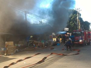 4 Kios di Pasar Serpong Terbakar, 11 Mobil Damkar Dikerahkan