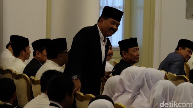 Panglima TNI Marsekal Hadi Tjahjanto juga hadir di acara ini