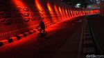 Warna-warni Underpass Mampang Siap Diuji Coba Besok