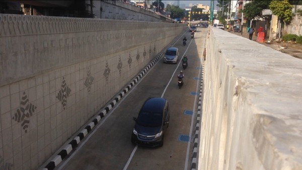 Foto: Wuss, Underpass Matraman Diuji Coba