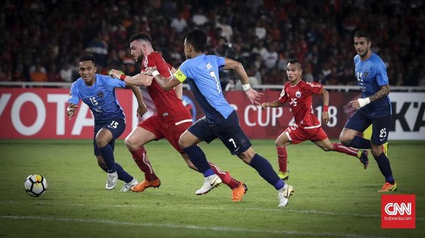 Marko Simic mencetak empat gol kemenangan Persija Jakarta atas JDT.