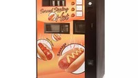 Vinding machine ini bernama LHD Vending System. Mesin penjual otomatis ini menyediakan hotdog, bratwurst hingga sosis siap makan dalam waktu kurang dari satu menit. Saat ini LHD Vending System hanya ada di Amerika Serikat. Foto: Istimewa