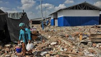 Sebelumnya warga telah menempati shelter tersebut sejak awal Februari 2018 lalu.