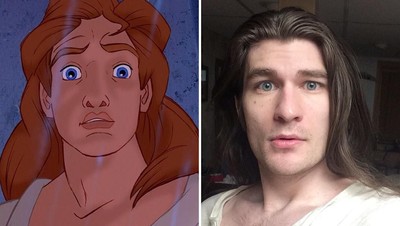 Foto: Pria yang Jadi Ganteng Mirip Pangeran Disney Setelah Turun 31 Kg