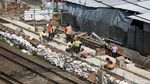Pembangunan Stasiun Klender Baru Terus Dikebut