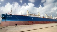 Kapal ini akan menambah armada perseroan dalam rangka menggarap kontrak pengangkutan batu bara PT PLN (Persero). Pool/Kementerian BUMN.