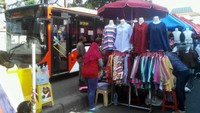PKL di Jalan Jati Baru, ini merupakan program penataan PKL Tanah Abang Pemprob DKI Jakarta.
