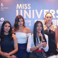 Anin, begitu sapaan Anindya, berharap kedatangan mereka dapat dimanfaatkan sebaga ajang promo wisata dan budaya Indonesia ke dunia internasional. Selain itu, setidaknya juga bisa membangkitkan perekonomian Indonesia. Soalnya, banyak dari mereka yang sudah nggak sabar ingin belanja kain-kain Indonesia, kata Anin saat jumpa pers belum lama ini. (Foto: Instagram/@officialputeriindonesia)