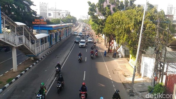 Lancar! Begini Lalin Duren Tiga ke Mampang Setelah Ada Underpass
