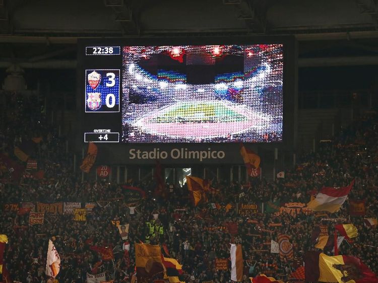Foto: Roma Kubur Barcelona di Olimpico