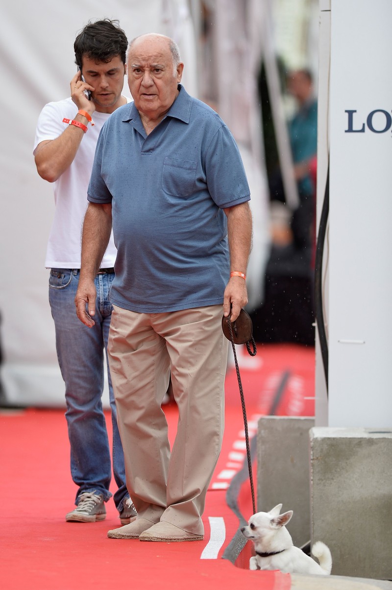 MONACO - JUNE 26:  Sergio Alvarez Moya and Amancio Ortega Gaona  attend the International Monte-Carlo Jumping at Port Hercule on June 26, 2014 in Monaco, Monaco.  (Photo by Pascal Le Segretain/Getty Images)