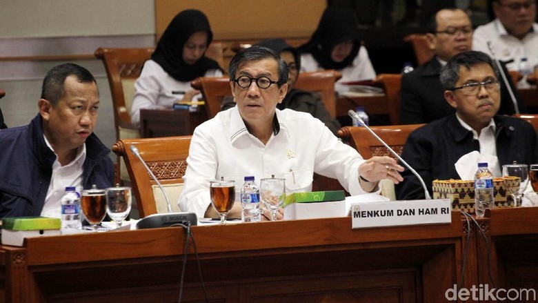 Menkum HAM Bahas Anggaran dengan DPR, Ajukan Rp 16,6 T di RAPBN 2020 Menkum HAM Bahas Anggaran dengan DPR, Ajukan Rp 16,6 T di RAPBN 2020
