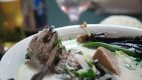 Sup kelelawar memiliki harga yang terbilang mahal. Satu mangkuknya dihargai sekitar Rp. 5,4 juta, biasanya kelelawar dimasak hidup-hidup dalam air santan lengkap dengan bulu dan kulitnya. Foto: Istimewa/iStock