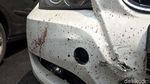 Penampakan Mobil BMW yang Tabrak Ojol di Harmoni