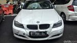 Penampakan Mobil BMW yang Tabrak Ojol di Harmoni