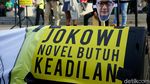 Setahun Digantung, Pendukung Novel Gelar Aksi di Istana