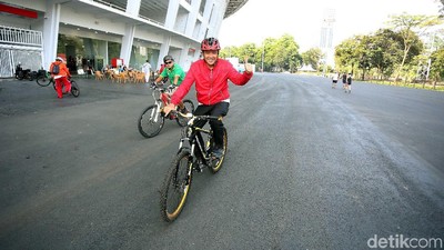 Menpora Kampanyekan Ayo Olahraga di SUGBK