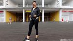 Sore di GBK Bersama Pepanah Cantik Dellie Threesyadinda