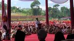 Aksi Prabowo di Rakornas Gerindra: Berkuda hingga Telanjang Dada