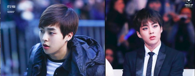 Banyak wanita mengagumi makeup yang diterapkan Xiumin EXO. Apalagi dengan bentuk matanya seperti kucing yang menambah kesan intens. Foto: Istimewa