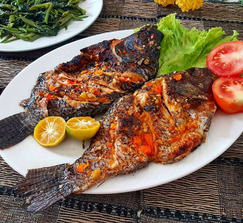 Gambar Ikan Mujair Bakar - Klik OK