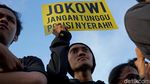 Setahun Digantung, Pendukung Novel Gelar Aksi di Istana