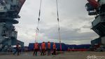 Ditutup Terpal, LRT Made in Madiun Tiba di Palembang