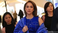 Bunga Citra Lestari saat ditemui di Plaza Indonesia, Jakarta Pusat pada Selasa (10/4). Pool/Palevi S/detikFoto.