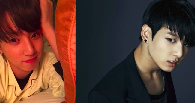 Personel paling muda BTS, Jungkook, juga lebih karismatik ketika makeup dengan eyeliner.  Foto: Istimewa