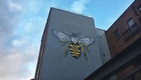 Lebah pekerja yang lebih dikenal sebagai Manchester Bee telah menjadi simbol ketekunan dan kerja keras warga Manchester sejak 150 tahun yang lalu (sophiemayde/Instagram)